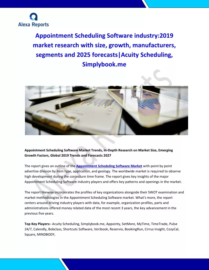 appointment scheduling software industry 2019