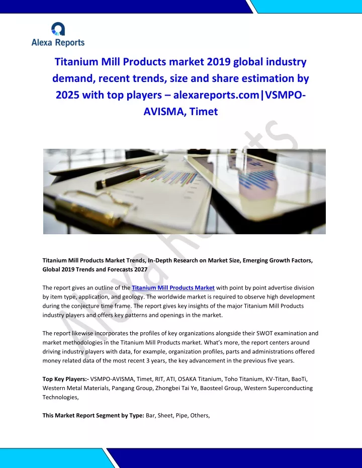 titanium mill products market 2019 global