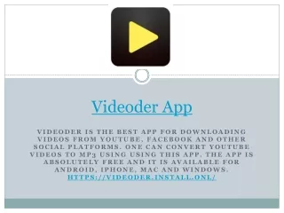 videoder app