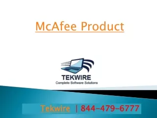 McAfee Product | 844-479-6777 | Tekwire