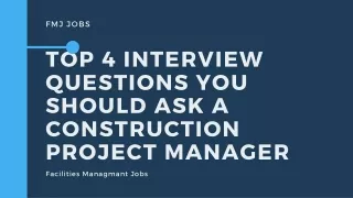 Most Common Construction Project Management Interview Questions