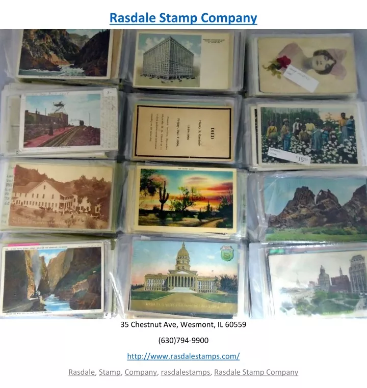 rasdale stamp company