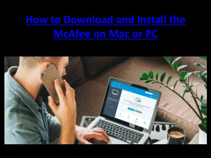 how to download and install the mcafee