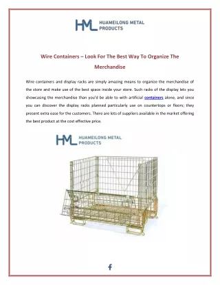 wire containers look for the best way to organize