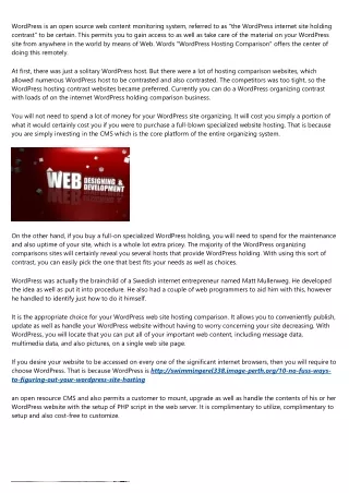wordpress is an open source web content