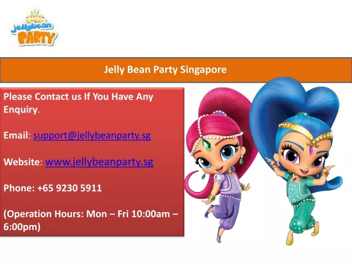 jelly bean party singapore