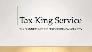 Tax Accountant NYC - tax services in New York City