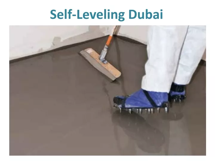 self leveling dubai