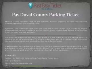 pay duval county parking ticket
