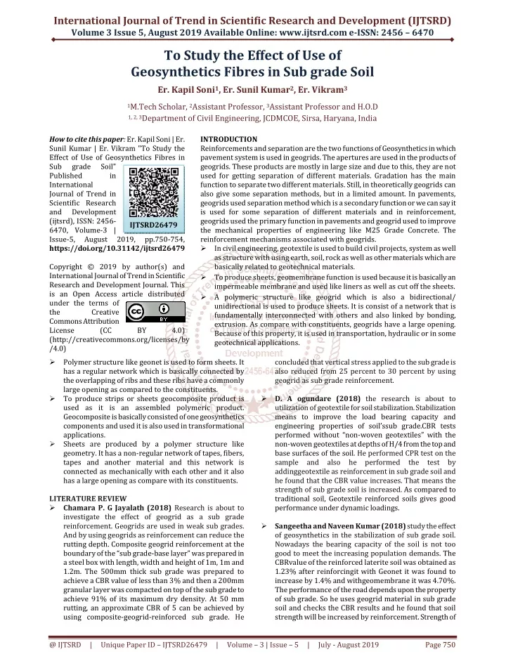 international journal of trend in scientific