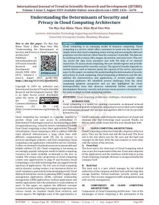 international journal of trend in scientific