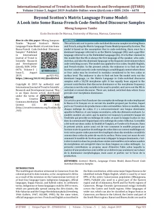 international journal of trend in scientific