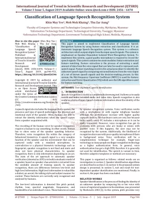 international journal of trend in scientific