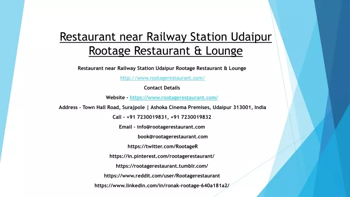 restaurant near railway station udaipur rootage restaurant lounge