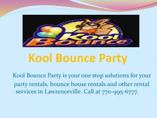 Bounce House Rental Lawrenceville