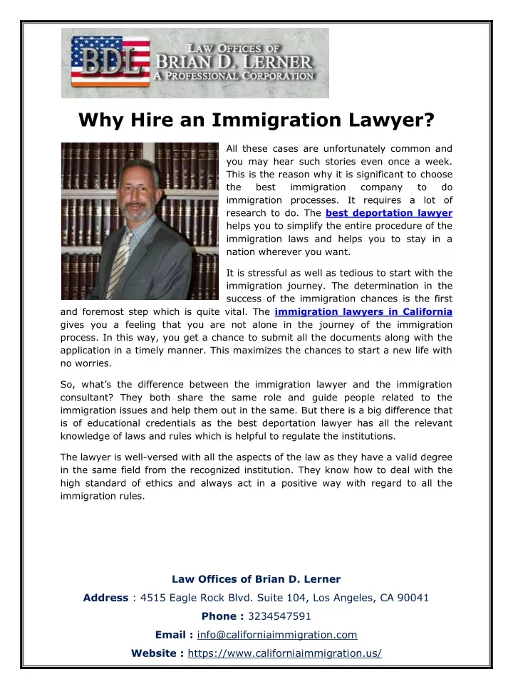 why hire an immigration lawyer