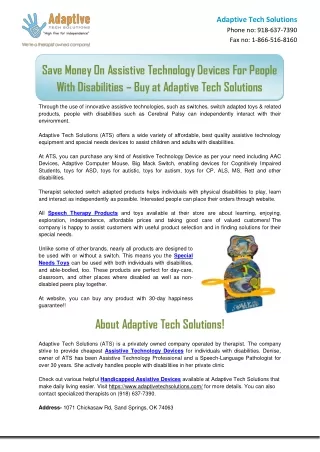 adaptive tech solutions phone no 918 637 7390