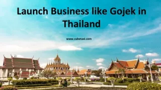 launch business like gojek in thailand