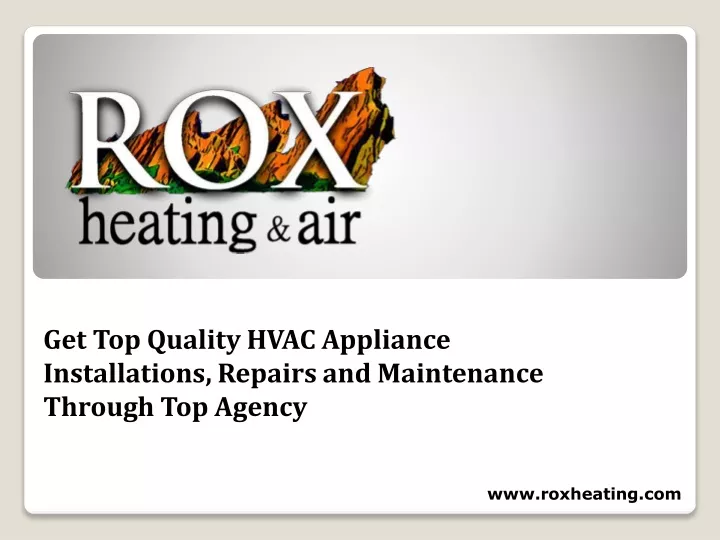 get top quality hvac appliance installations