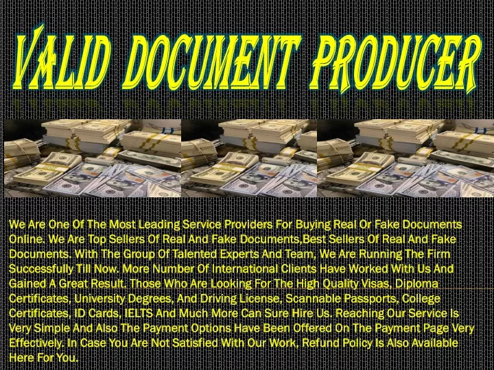 valid document producer