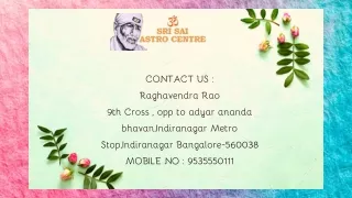 Astrologer in HSR Layout Bangalore | Famous Astrologer in HSR Layout