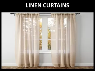 linen curtains