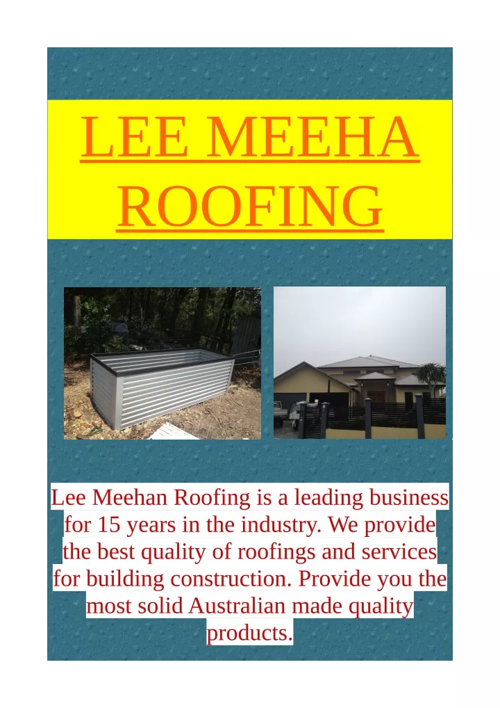 lee meeha roofing