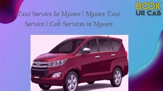 Taxi Service In Mysore | Mysore Taxi Service | Cab Services in Mysore