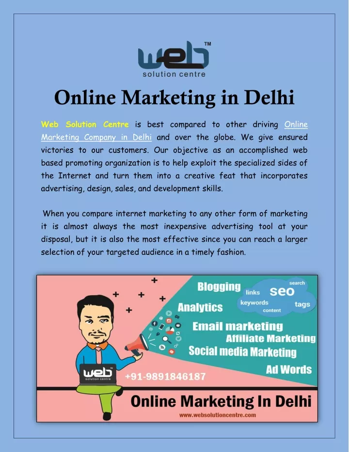 online marketing in delhi