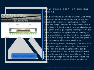 how does bga soldering works