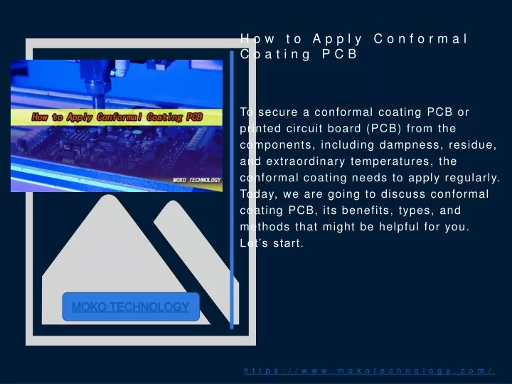 how to apply conformal coating pcb