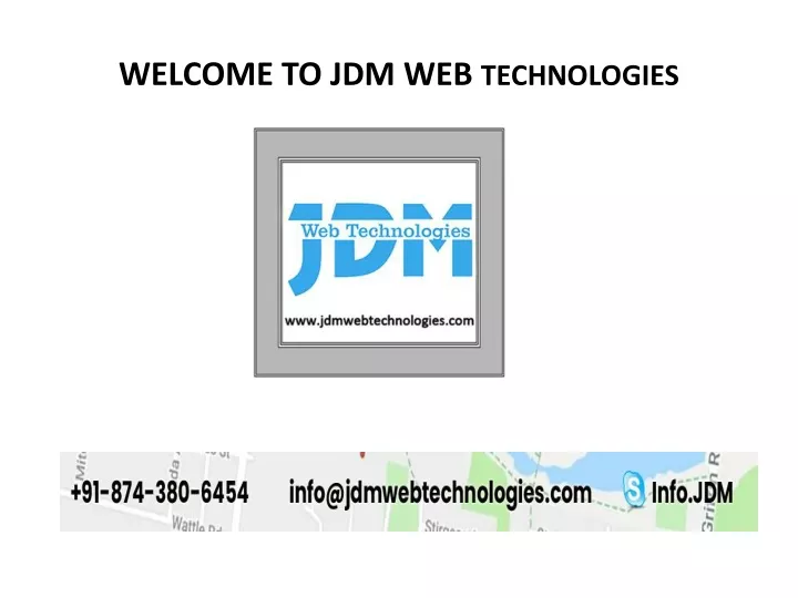 welcome to jdm web technologies