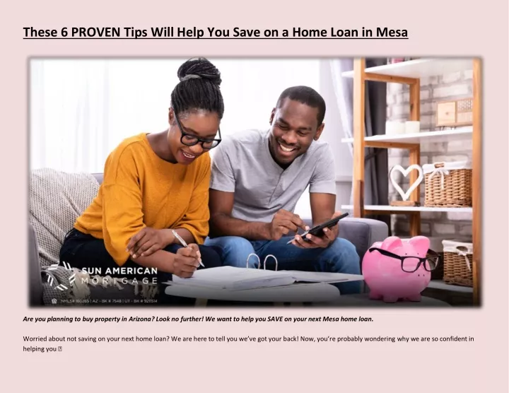 these 6 proven tips will help you save on a home