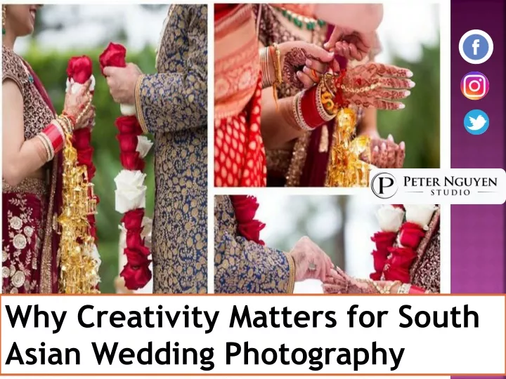 why creativity matters for south asian wedding