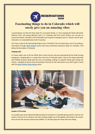 fascinating things to do in colorado which will