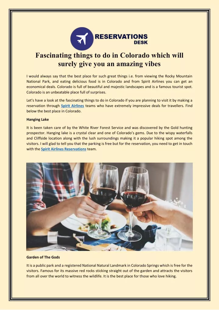fascinating things to do in colorado which will