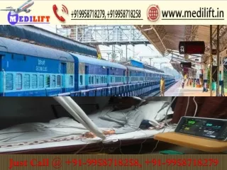 Medilift Train Ambulance from Patna – Available 365 Days