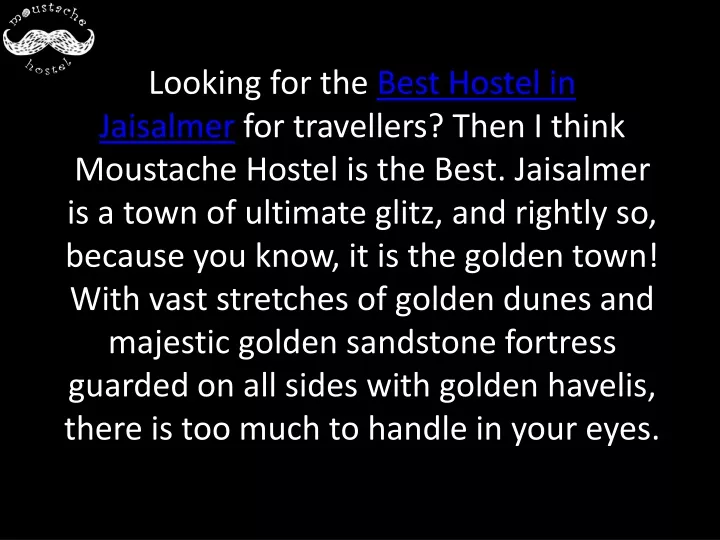 looking for the best hostel in jaisalmer