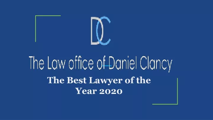 the best lawyer of the year 2020
