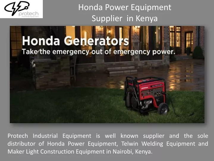 honda power equipment supplier in kenya