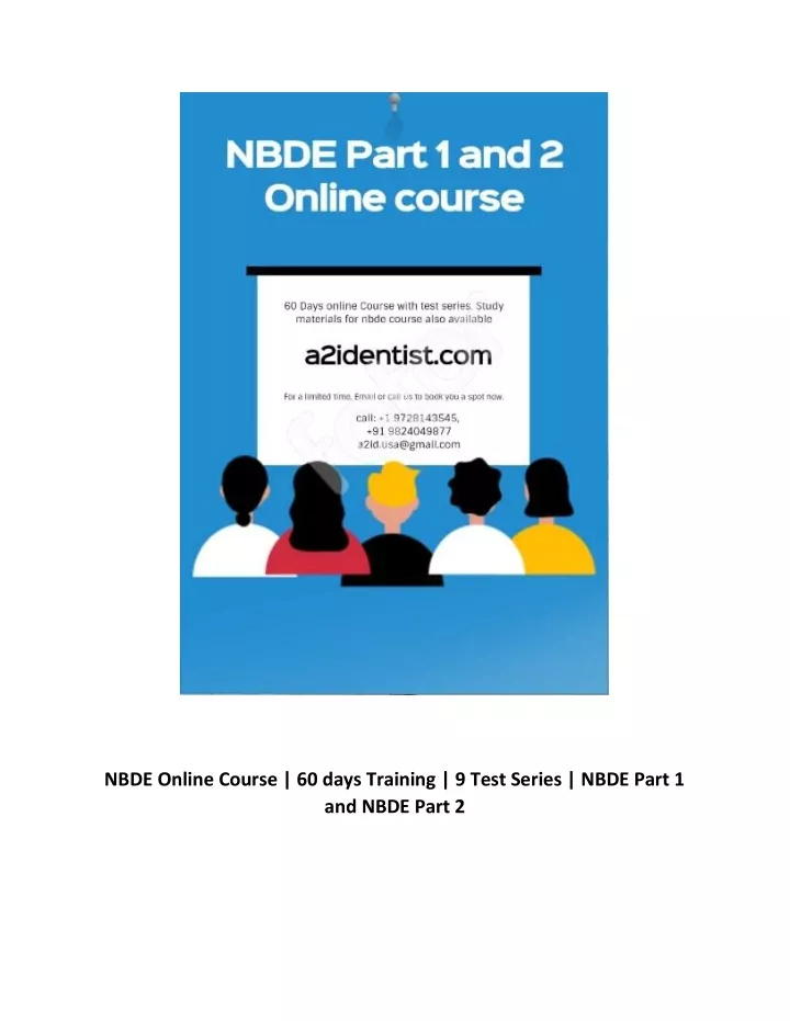 nbde online course 60 days training 9 test series