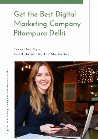 Get the best Digital Marketing Company Pitampura Delhi