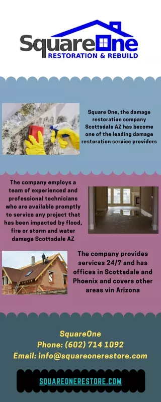 Water Damage Restoration Company Scottsdale AZ