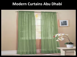 modern curtains abu dhabi