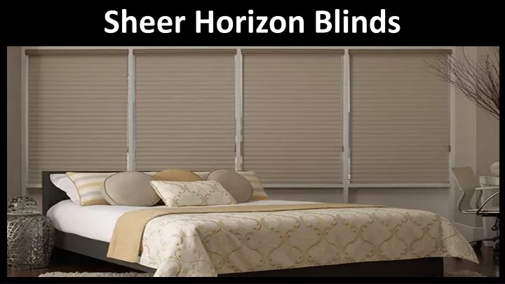 sheer horizon blinds