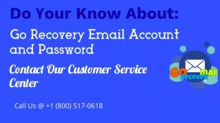 1 (800) 517-0618 | How to Recover Email Account and Password?