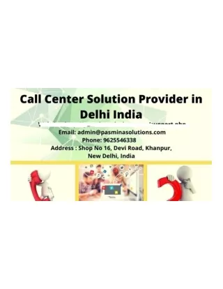 Call Center Services Provider in Delhi India