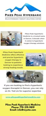 Hyperbaric Oxygen Therapy Denver - slide 1