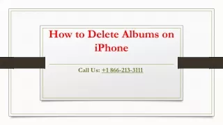 How to Delete Albums on iPhone