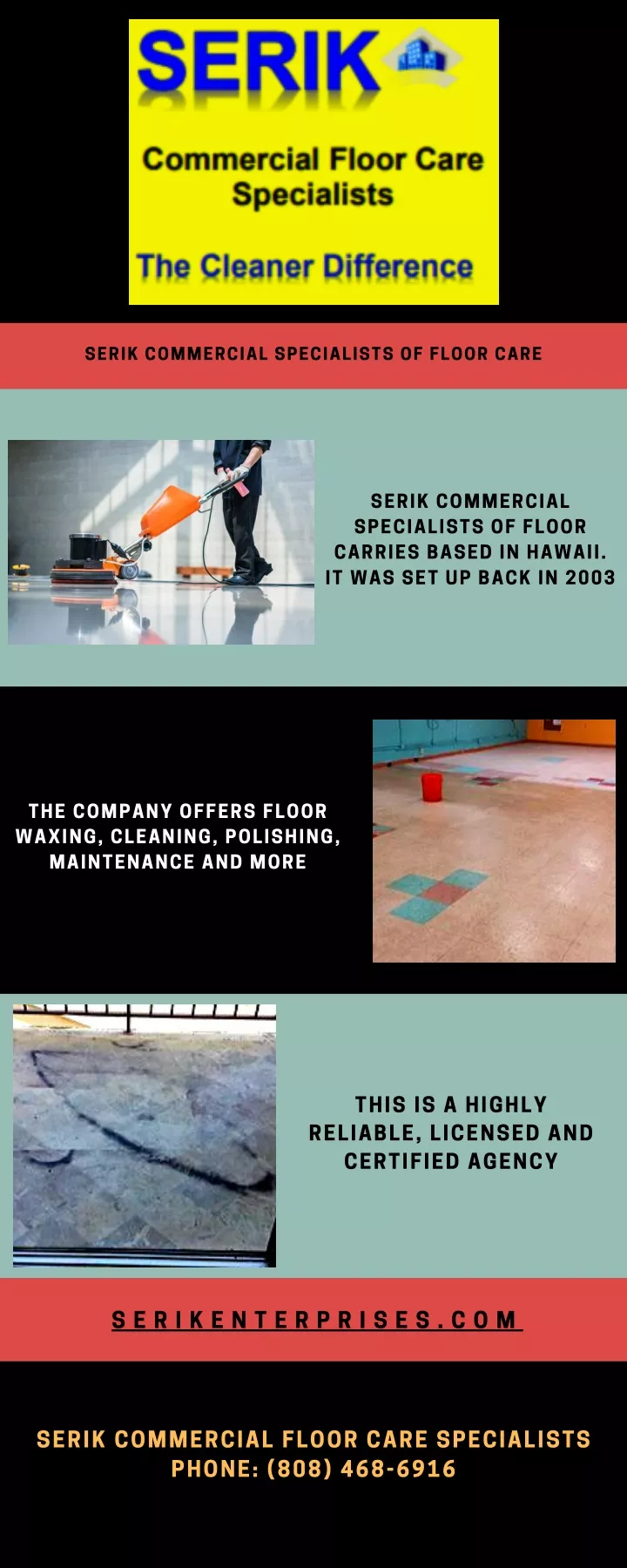serik commercial specialists of floor care